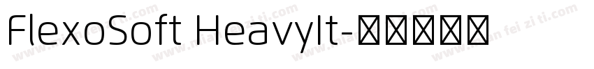FlexoSoft HeavyIt字体转换